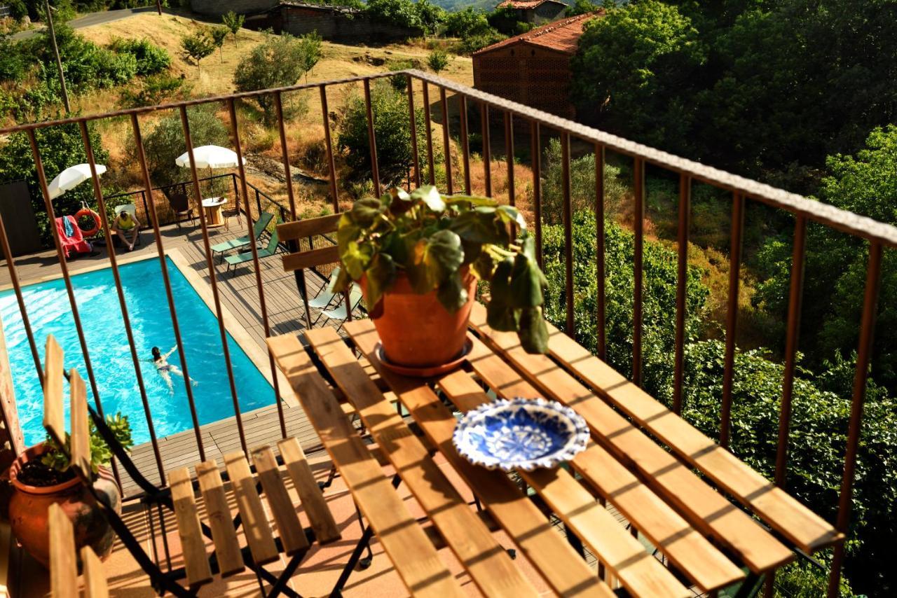 Apartamentos La Rosa Y El Pastor Guijo de Santa Bárbara Buitenkant foto